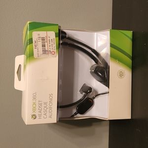 NEW Microsoft XBOX 360 Black Headset